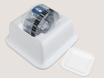 In2it cartridge in styrene holder and disposable tray